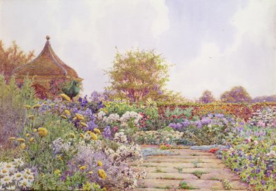 Un giardino di campagna inglese da Ernest Arthur Rowe